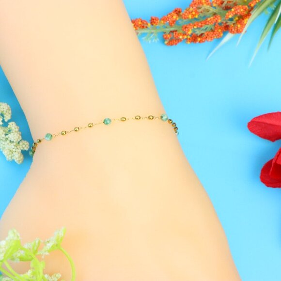 Elegant Handmade Anklet – Perfect for Women & Girls | Ideal Gift Option, DYC1370 - Picture 7 of 8